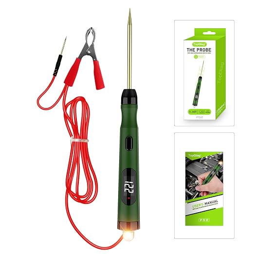 2023 Original Topdiag P50 Car Electrical Circuit Tester Power Probe for Automotive Inspection,Support Multiple Model(P50)