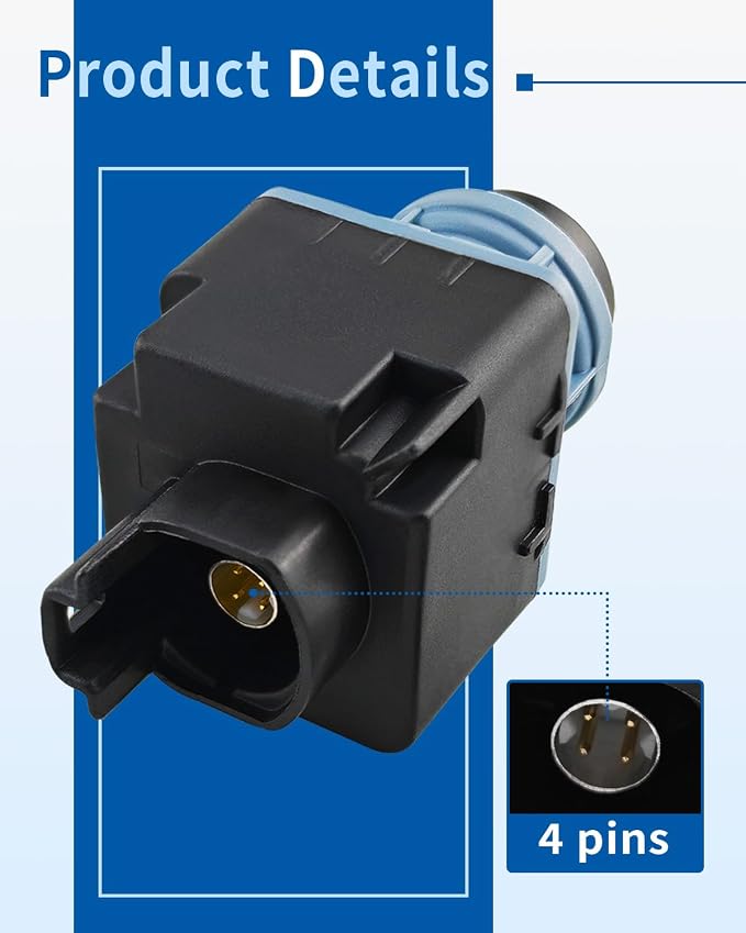 FANLIDE 360 Degree Surround View Camera, Park Assist Camera Compatible with Mercedes-Benz E Class GLE GLS GL M S Class, Front View Camera Replaces A0009053902 A1668200397