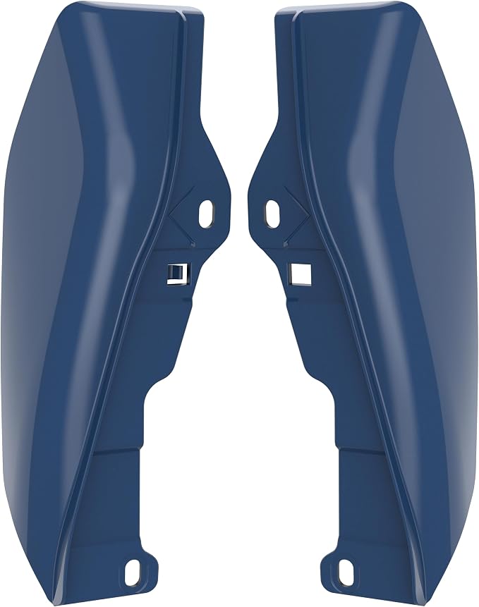 Color - Matched Mid Frame Air Deflectors Heat Shield, Perfectly Fit for Harley Touring Models 2009-2026 Billiard Blue