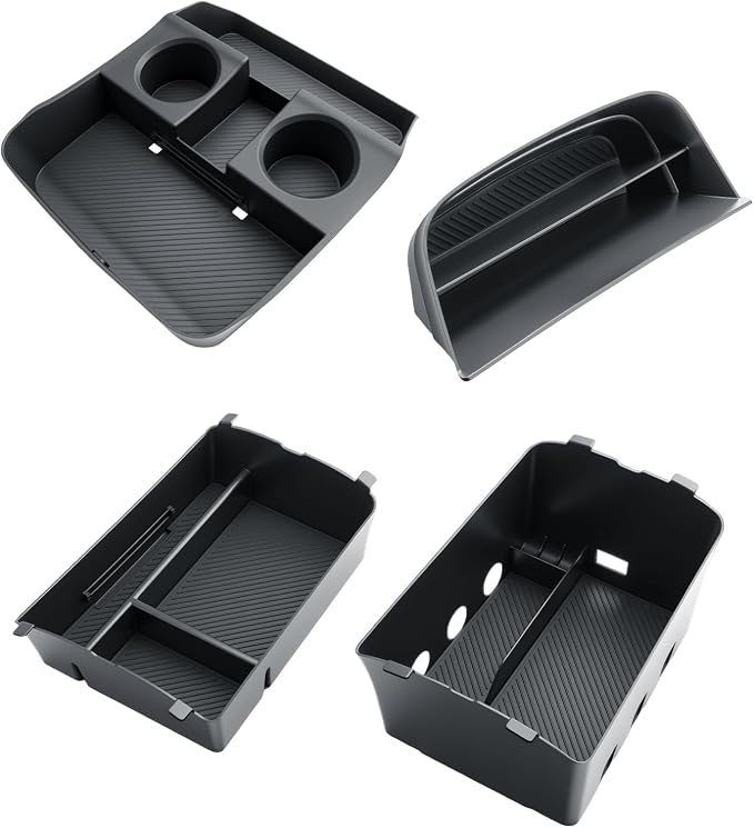 BIBIBO 4Packs for 2026 Hyundai Palisade Center Console Organizer 2026 Hyundai Palisade Calligraphy Console Tray 2026 Palisade Console Insert Tray 2026 Palisade (ONLY FIT Palisade Calligraphy)