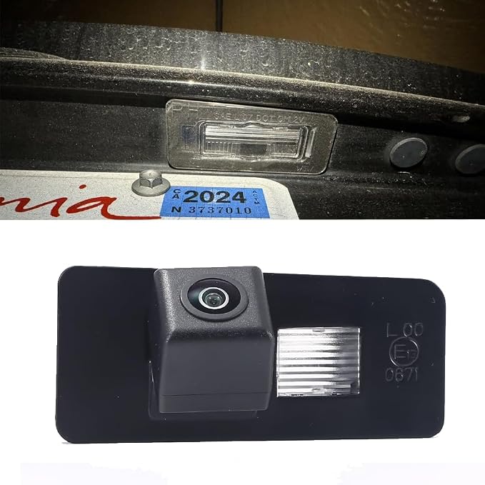 HD Auto License Plate Light Rear View Reversing Backup Camera Parking Compatible with Holden Commodore HSV VE V6 V8 Ute SS Berlina Sedan Wagon/G8 GT/omega/VX VZ VY VF VR VS Maloo Senator (A(81*37MM))