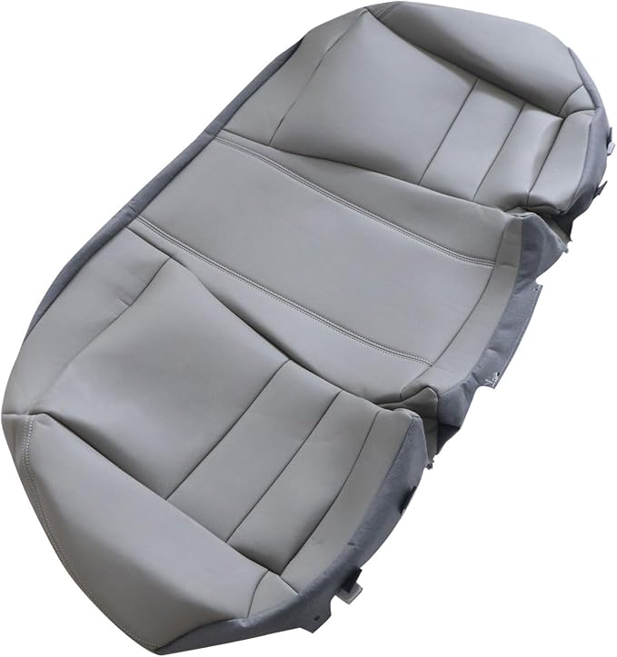 NLQR Back Car Seat Cover, Rear Bench Bottom Vinyl Cover Gray Compatible with Honda Accord 2008 2009 2010 2011 2012