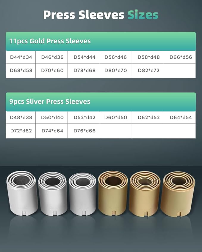 SCITOO Fit Cars LCV and HGV Engines Universal Press and Pull Sleeve Kit Removal Installation Bushes Bearings Tool Kit