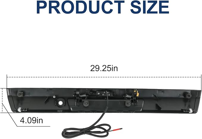 JDMSPEED Tailgate Handle with Rear View Backup Camera Compatible with 2017-2022 Ford F250 F350 F450 Super Duty Replaces# HC3Z-9943400-NA HC3Z-9943400-NB