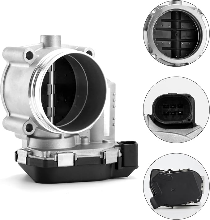 Electronic Throttle Body Assembly for Audi A4 A5 A6 A7 A8 Quattro Q5 Q7 2011-2019 S4 S5 SQ5 2014-2017 Volkswagen Touareg 3.0L 3.2L V6 – OEM Replacement Part # S20506 67-4012 06E133062H