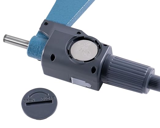 Accusize Industrial Tools 4-5''/100-125 mm by 0.00005''/0.001 mm 2 Keys Electronic Digital Outside Micrometer, Metric/Imperial, Md71-0005 | 2-Key Electronic Digital, Carbide-Tipped, Data Output, 0.00005 in Resolution
