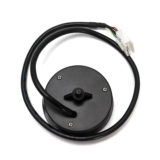 QWORK Battery Monitor Voltmeter Ammeter, Voltage Current Range 8V-80V, 0-100A Voltage Current Meter with 6.5 ft Custom Cable
