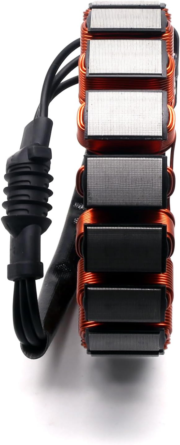 MZS Motorcycle Magneto Stator Touring Coil 29987-06 50 Amp 3-Phase Compatible with Road Glide 2006-2016 / Electra Glide 2006-2016 / Road King 2006-2016 / Street Glide 2006-2016 / Tri Glide 2009-2016