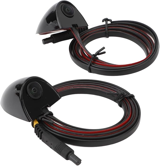 Blind Spot Camera,Night Vision Car Side Door View Blind Spot Camera for Car Surveillance System (Black)
