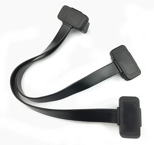 YPP Low Profile OBD 2 Connector 26AWG Thick and Safe Male to Dual Female Flexible Splitter Y Cable 16pins 1ft/30cm for Code Reader & GPS & All OBDii Device