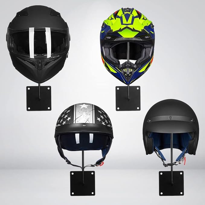 ILM Helmet Holder Rack Hook Helmts Stand Wall Mount Jacket Hanger Motorcycle Accessories