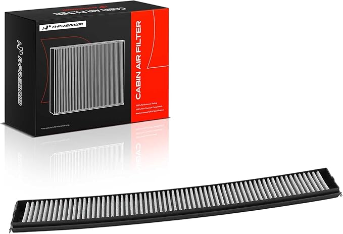 A-Premium 2-PC Cabin Air Filter with Activated Carbon Compatible with BMW - 318i/318is/318ti/323is/328is 1999, 320i, 323Ci, 323i, 325Ci, 325i, 325xi, 328Ci,328i, 330Ci, 330i, 330xi, X3, M3
