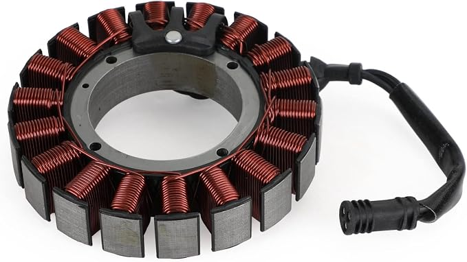 Stator Coil FIT For Harley Davidson Dyna Fat Bob Street Bob Wide Glide Heritage Softail Softail Fat Boy 2008-2017,Softail Springer Breakout Blackline Cross Bones Rocker C,OEM 30017-08A