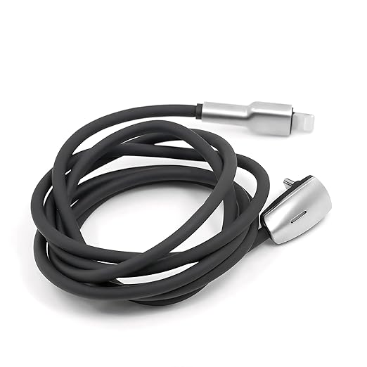 USB C to Lightning Charging Cable fit for 2026 Tesla Model 3/Y/X/S/Cybertruck 90° Right-Angle Charging Cable Compatible with iPhone 11/12/13/14 and Vehicles Dock (C to L)