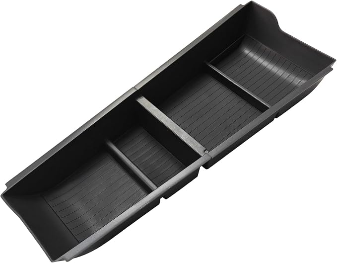 BestEvMod for Ioniq6 Lower Center Console Organizer Compatible with Hyundai Ioniq 6 Accessories 2025 2024 2023 Tray Storage Box Armrest ABS Material (Lower Organizer)