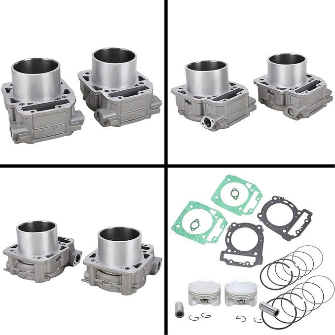 Cylinder Piston Gasket Top End Kit 91mm Compatible with Can-Am BRP Commander Maverick Outlander 1000 After-Market Parts