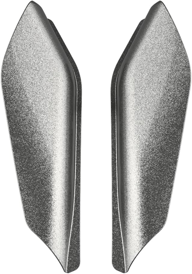 Advanblack 2025 RG Mid Frame Air Deflector, Mercury Silver Harley Air Deflector Heat Shield Compatible for Harley Touring Street Glide, Road King, Electra Glide, 2009-2025