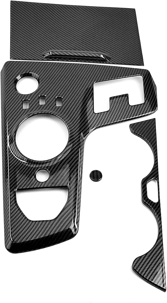 YOUTOOCAR Automatic Gear Shift Panel Covers Interior Trim Compatible with Kia Sportage 2026 Accessories (Carbon Fiber Pattern, Without Fingerprint)