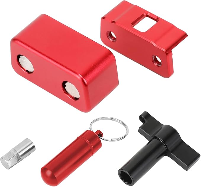 OBD Lock OBD2 Port Locking Tool, Metal OBD Port Protector for Cars, SUV, Trucks, OBD-II Anti Theft Protector Antitheft Accessories (RED)