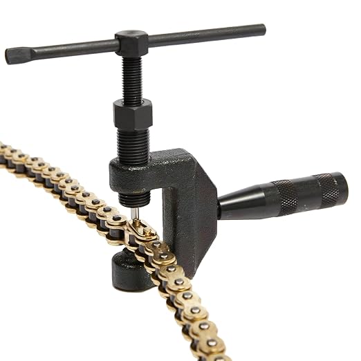 Gold 530 X-Ring Chain 120 Links with Connecting Master Link and Chain Breaker (530HX-120L Chain Breaker Set)