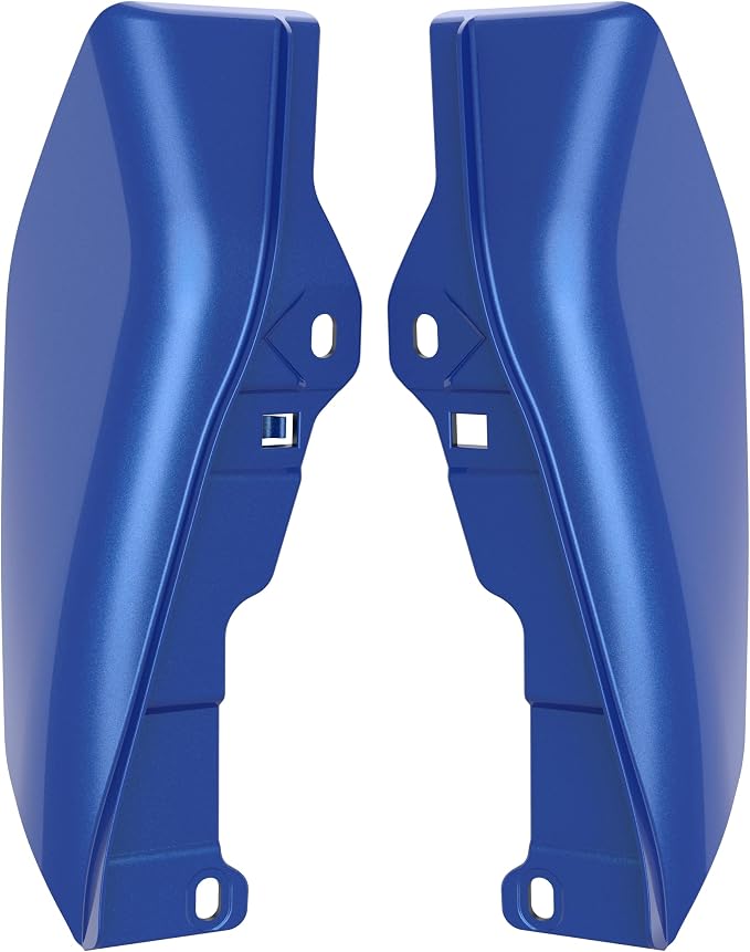 Color - Matched Mid Frame Air Deflectors Heat Shield, Perfectly Fit for Harley Touring Models 2009-2026 Blue Max
