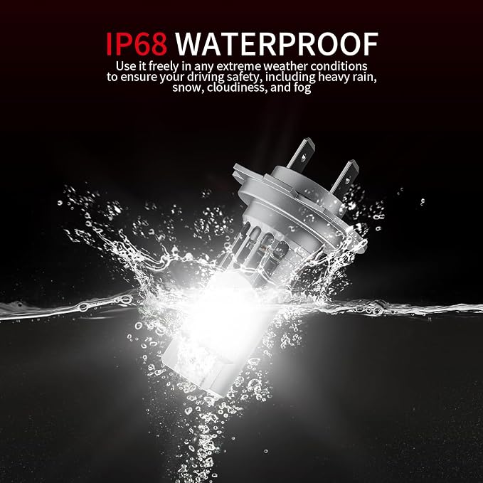 π§π© Light Bulbs, 90,000LM Super Brightness 1:1 Size No Adapter Needed Plug & Play, 6500k White with 16 CSP Chips, Canbus Ready Non-Polarity Off-Road Lights with Turbo Fan, IP68 Pack of 2