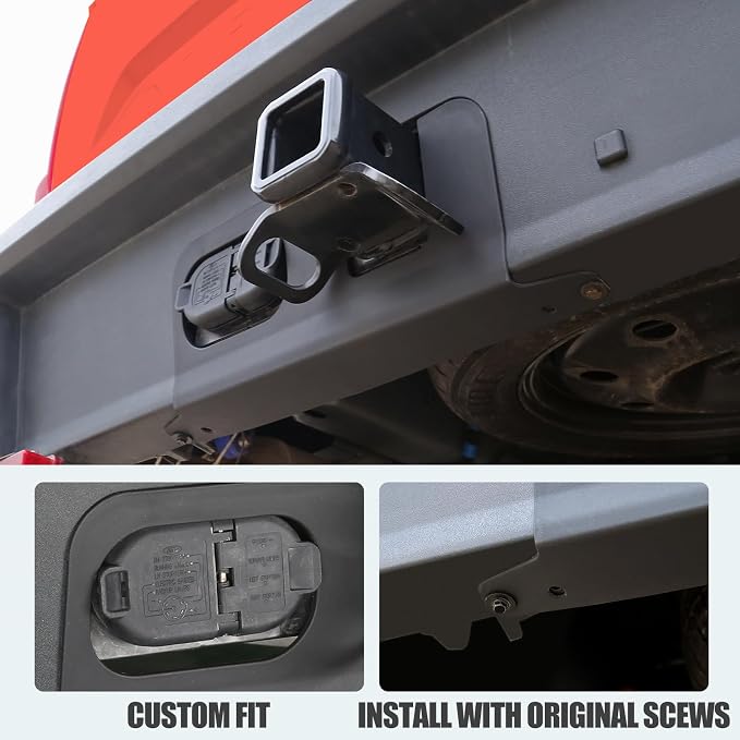 Mabett Rear Bumper Cover Plate for 2026 2022-2025 Ford Maverick Accessories, Hitch Surround Cover Protection for Maverick with 4/7-Pin Connector Hitch (Not for Lobo)