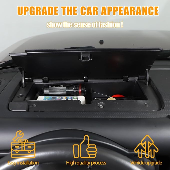 Dashboard Storage Tray Dash Storage Box Compatible with Toyota FJ Cruiser 2007-2021,Center Console Organizer Interior Accessories