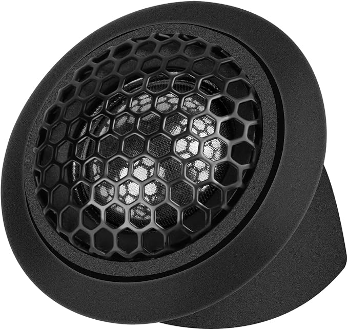 1 Inch Car Tweeters 300W Peak, Silk Dome Tweeter Speakers for Car Audio, 4 Ohm High Frequency Tweeters with Crossover, Surface/Flush Mount, Car Tweeters Pair for Clear Crisp Sound