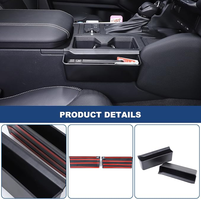 Gear Shift Storage Box Compatible with Toyota Land Cruiser 250 Prado J250 LC250 2024 2025 2026 Accessories, Console Gear Shift Storage Tray