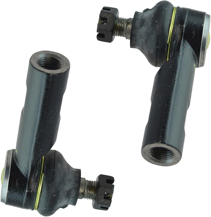 TRQ Front Outer Tie Rod Set 2 Piece Compatible with 2006-2013 Suzuki Grand Vitara 07-13 SX4