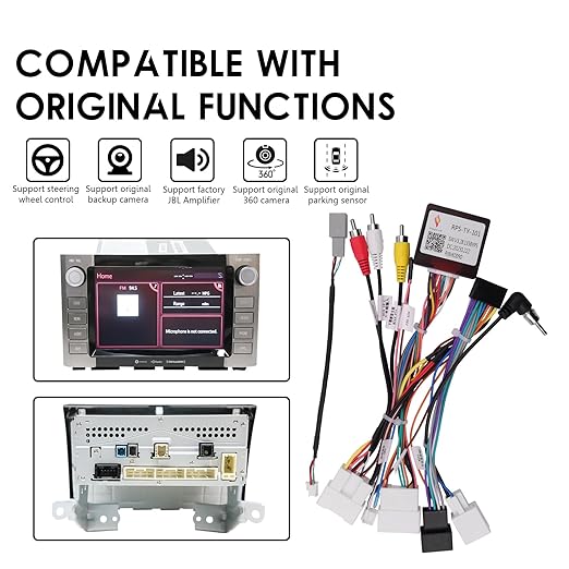 16PIN Car Radio Wiring Harness for Toyota Camry Sienna Corolla Avalon Tacoma 2018+ RAV4 2020, Aftermarket Stereo Wire Harness with CANBUS Adapter Support JBL, Backup Camera, SWC