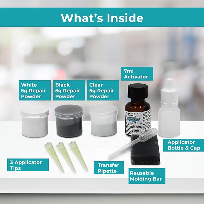 Plastex Plastic Repair Kits - Easily Glue, Remake or Repair Broken Plastic, Fiberglass, Wood & More! Mini Master Kit