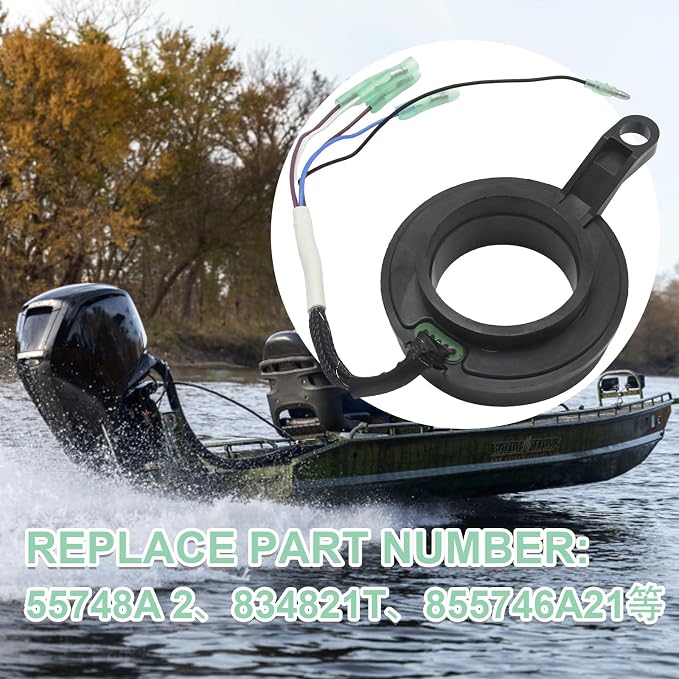 134-4513-4 4-Cylinder CDM Trigger, Replacement for Mercury 80 JET 100 115 and 125 HP Engines 1996-2006, Replaces 834821T 854513 T 855746A 2 855746A21