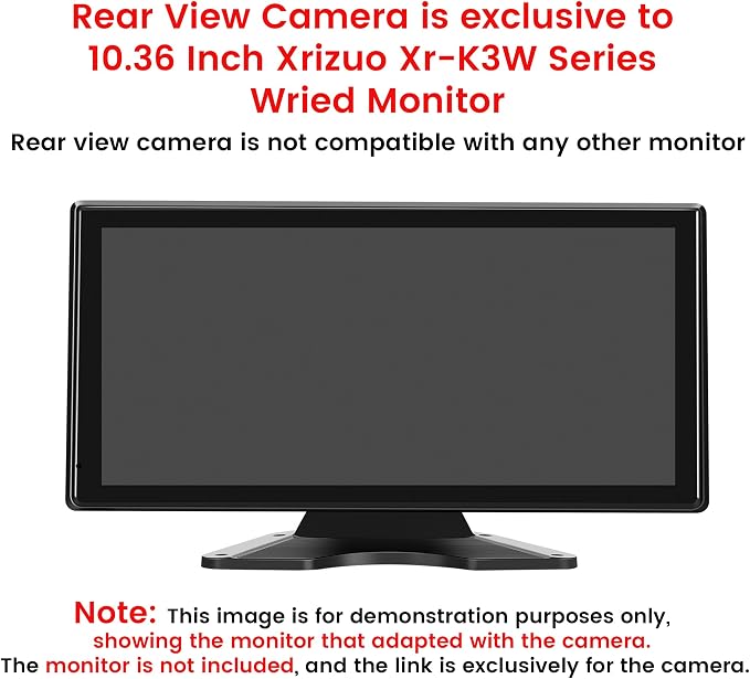 Xr-K3W Series Rear View Camera for 10.36 Inch RV, Applicable to Xr-K3W