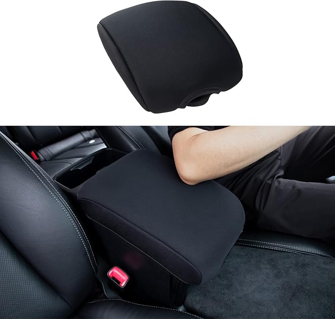 JDMCAR One-Touch Hidden Storage Box and Center Console Armrest Cover Compatible with Toyota Tacoma Accessories 2016-2023