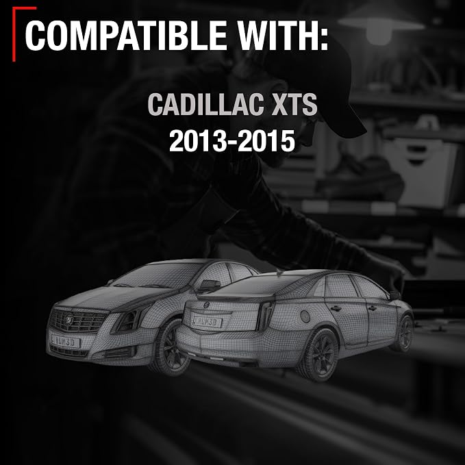 Rear View Backup Camera, Reverse Park Assist - Compatible with 2013-2015 Cadillac XTS - OEM 23388750, GM1960130