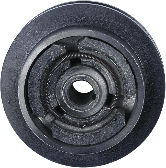 Clutch Assembly 416338990 Compatible with Multiquip/Mikasa MVC88GH,MVC88VGE,MVC88GE,MVC88 0.5 inch Belt Centrifugal Compactor Clutch with 0.75 inch 19.05mm Bore 5 inch Diameter Single Pulley