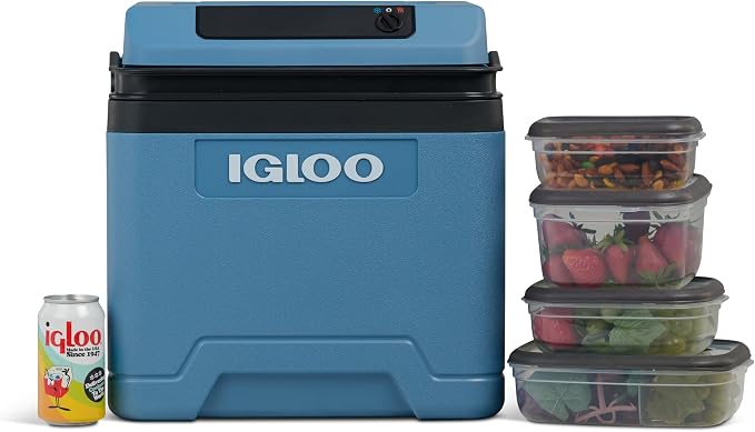 Igloo Thermoelectric Cooler & Warmer | 12V Portable Cooler for Truck, RV, Car & Home