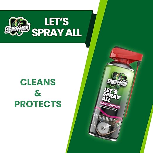 Sprayman Let's Spray All Corrosion Inhibitor (12x11 oz.) Long-Lasting Penetrating Oil & Multi-Use Product Lubricant, Ideal for Door Hinges, Garage Doors, & 360-Degree Swivel Nozzle | 12 Pack