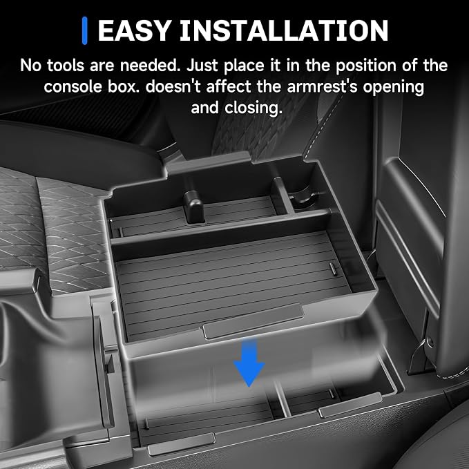SXCY 2-Layer for 2026 Nissan Sentra Center Console Organizer Tray for 2026 Nissan Sentra Accessories Center Console Tray 2026 Sentra Armrest Console Organizer Tray