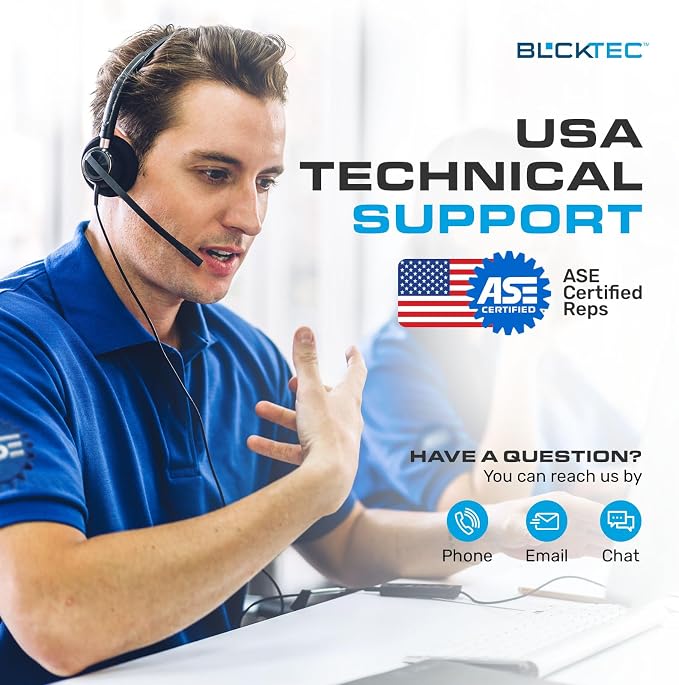 BLCKTEC 400 OBD2 Scanner Diagnostic Tool - Car for All Cars OBDII Compatible Code Reader with Reset Comes Free OBD App On iOS & Android