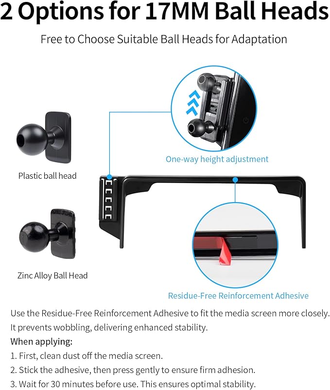 Wireless Charging Car Phone Holder for Honda HRV HR-V/CRV CR-V Hybrid 2023-2026, 7/9" Screen Fixed Clip, 360° Rotation Car Phone Mount Compatible with MagSafe