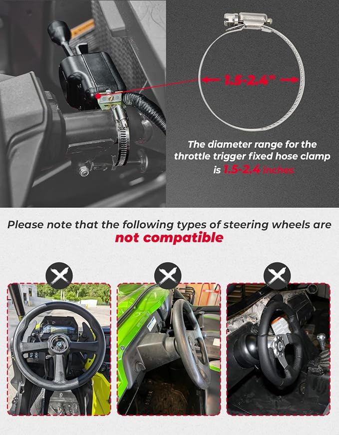 KEMIMOTO Fang Lights Accent Lights and UTV Turn Signal Column Switch with 110D Horn Polaris RZR 1000 XP XP4 Turbo S 2023 2022 2021-2019/2024 RZR Trail S 1000 900 Accessories