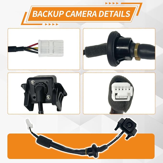 K015-67-RC0A Rear Backup Camera Compatible with 2013-2016 Mazda CX-5 Reverse Camera Replace K01567RC0A MA1960108 K01567RC0, Park Assist Cameras