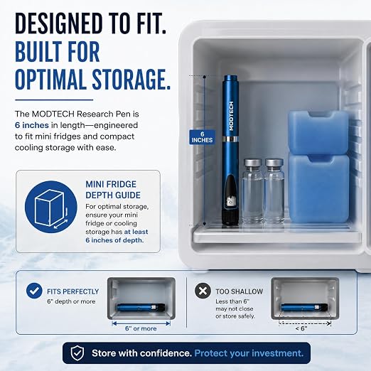 V2 Premium Metal Research Pen with Precision Dial Up to 60 Units - Professional Laboratory Instrument with Aluminum Body & Adjustable Mechanism (Blue) - MODTECH