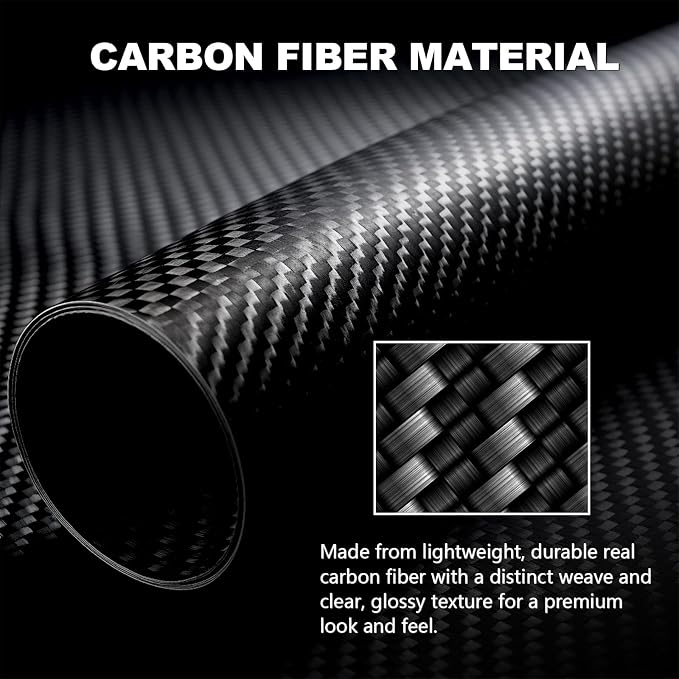 Real Carbon Fiber Center Console Panel Trim Compatible with Corvette C8 2020-2026, Interior Decor Sticker Accessories