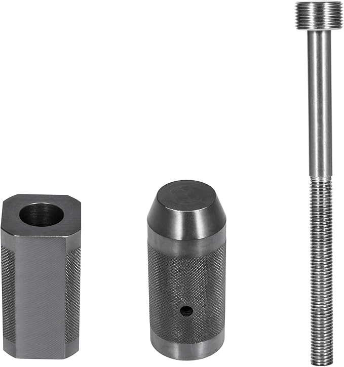 E-cowlboy 9U-6891 Injector Sleeve Cup Remover&Installer Set for CAT Caterpillar 3406E C10 C12 C15 C16 C-18 Engine Heavy Duty Steel (6 PCS)