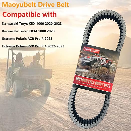 59011-0047 Drive Belt Fits for Teryx KRX 1000 2020+, Heavy Duty Replacement CVT Drive Belt, Aramid Fiber Cord, Higher Power Transfer