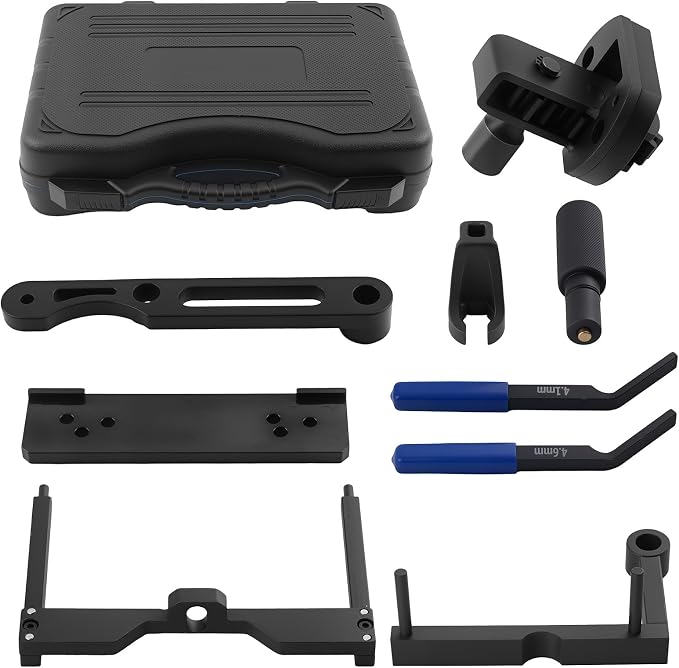 maXpeedingrods For Detroit Diesel DD15 DD16 Engine Brake Adjustment + Camshaft Timing Tool + TDC Locating Pin + Barring Tool + Fuel Line Socket, Replace# W470589104000 W470589001500, 9PCS